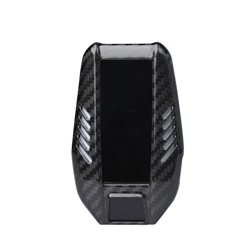 Черный чехол из углеродного волокна для ЖК-экрана автомобильного ключа BMW G30 G38 G11