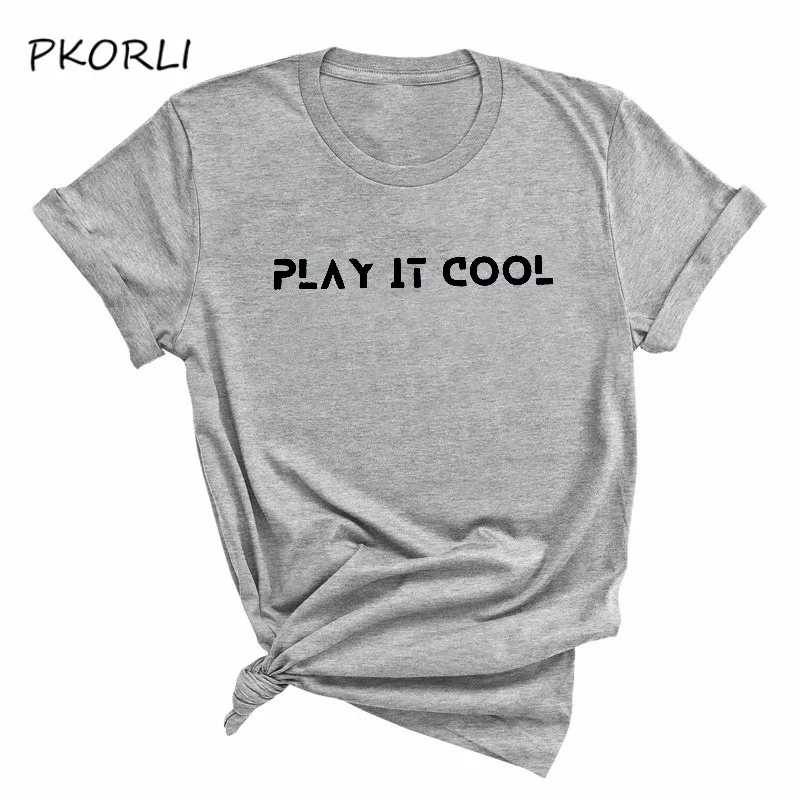 Модная Футболка Kpop MonstaX с принтом Play It Cool Monsta X хлопковая футболка коротким