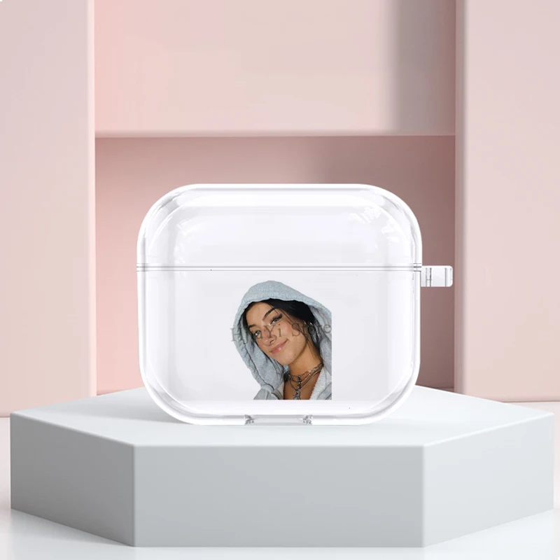 

Fashion Charli damelio Case For AirPods 3 2021 Wireless Bluetooth Earphone Case For Apple Airpods 2 1 Pro Cover