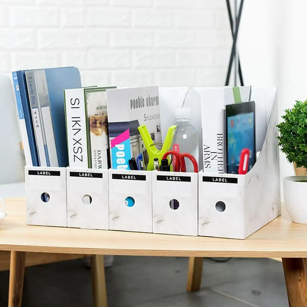 5 шт./компл. коробка для хранения файлов бумажный карандаш канцелярские