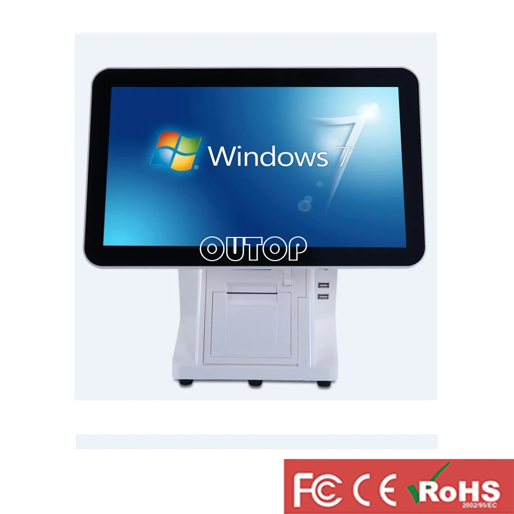 Емкостный сенсорный экран кассовый аппарат 80 мм Термопринтер Биллинговая машина