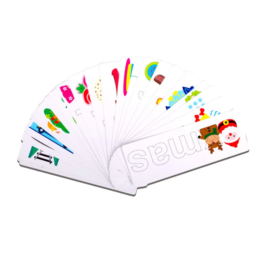 

Wooden English Letter Spelling Recognition Cards Early Learning Educational Toys Puzzle for Kids Children Gifts