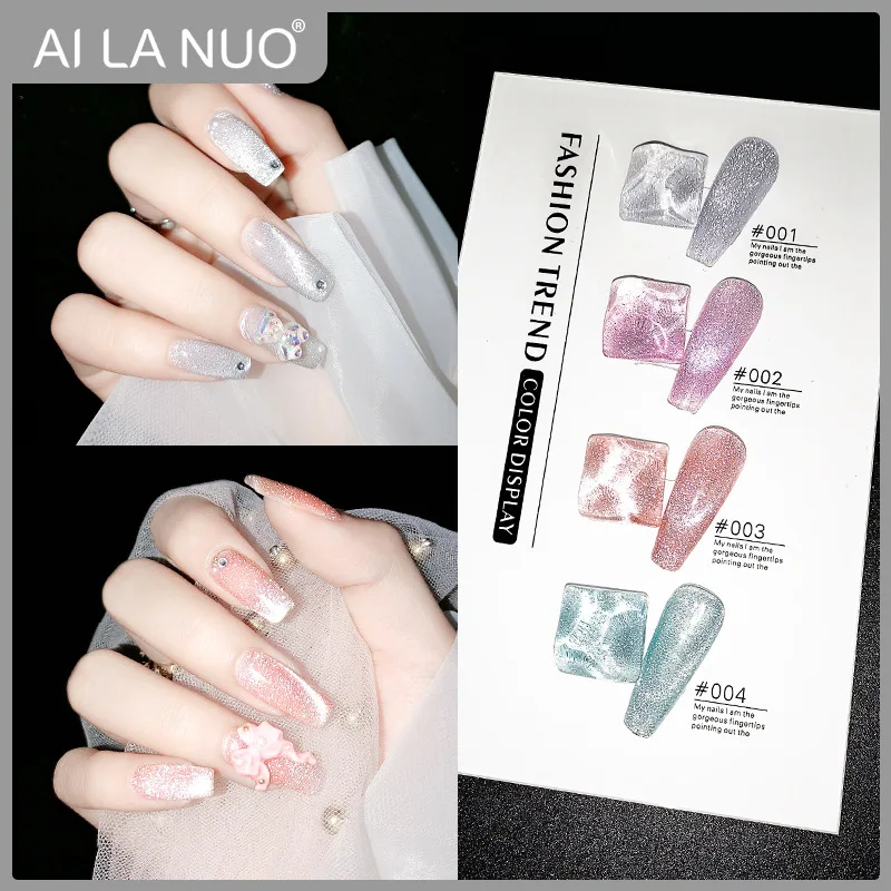

18ml Nail Gel Nail Polish Glitter Paint Hybrid Varnishes Shiny Top Base Coat For Nail Semi Permanent For Manicure Nail Art TSLM2