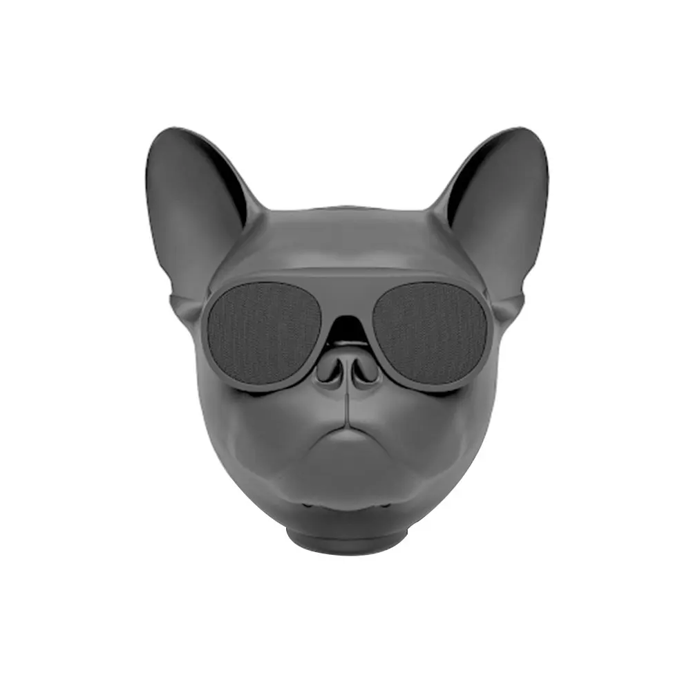 Модная bluetooth колонка с глубокими басами Громкая изображением бульдога