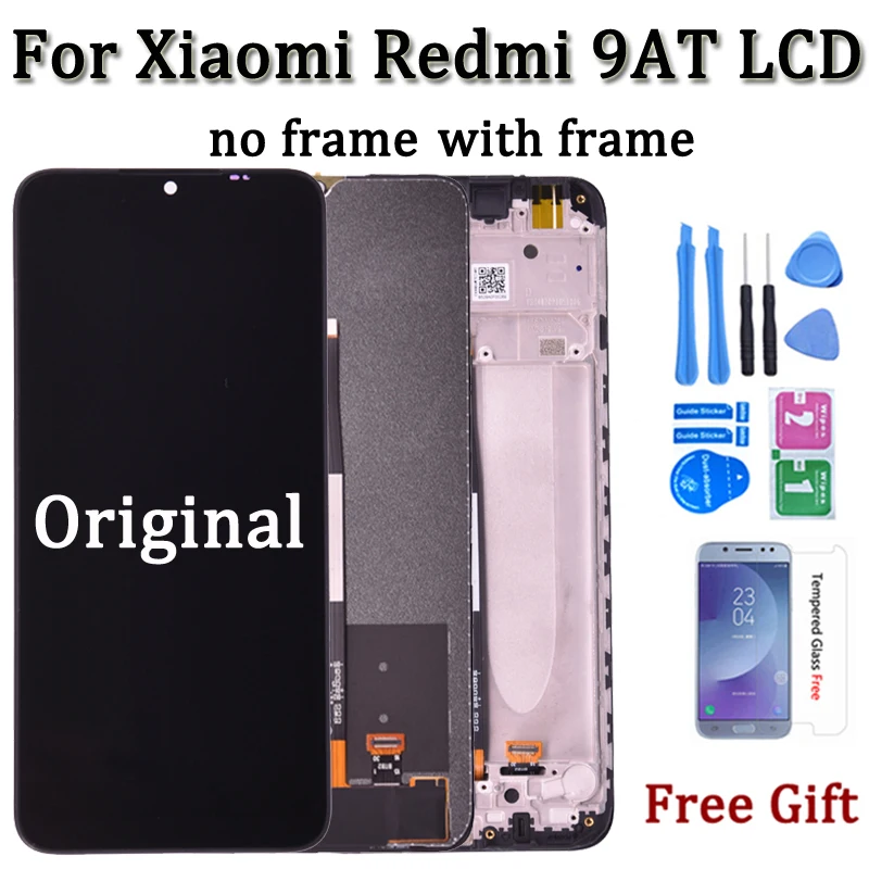 6.53 inches Screen For Xiaomi Redmi 9AT Display LCD Touch Screen Digitizer For M2006C3LVG LCD Replacement Phone Parts Assembly