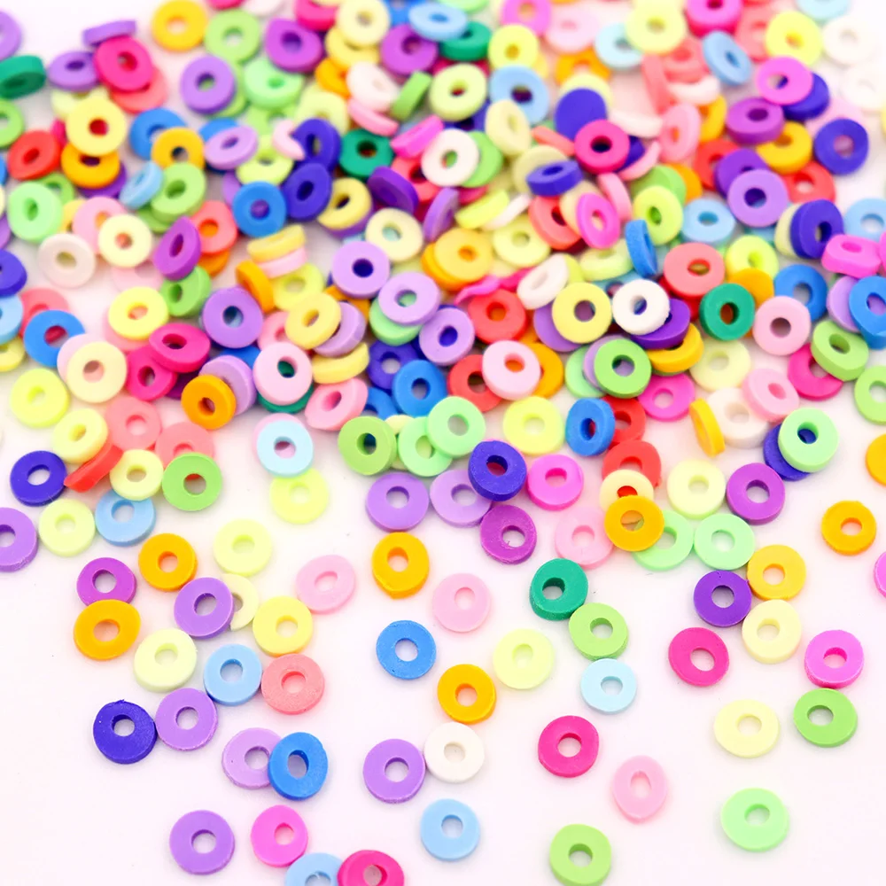 Цветной пончики ломтики посыпка для поставки слаймов Игрушка полимерная глина