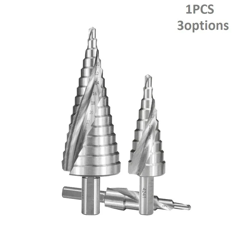 

Набор ступенчатых Сверл из быстрорежущей стали, прямые биты для металла, для работ по дереву, 3-12 мм/4-12 мм/4-20 мм