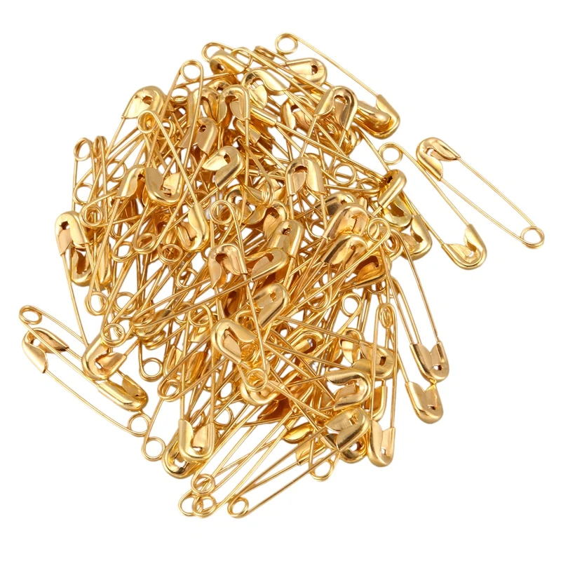 Золотистые металлические булавки для обрезки одежды 90 шт. | Обустройство дома