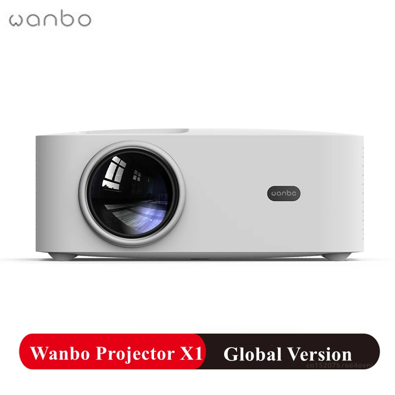 Global Version Wanbo X1 Projector OSD Wireless Projection Low Noise LED Portable Keystone Correction For Home Office | Электроника