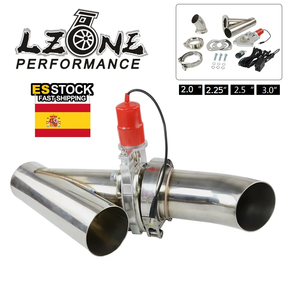LZONE 2 5 &quotили 3 0&quot Электрический нержавеющий выхлоп вырезанный