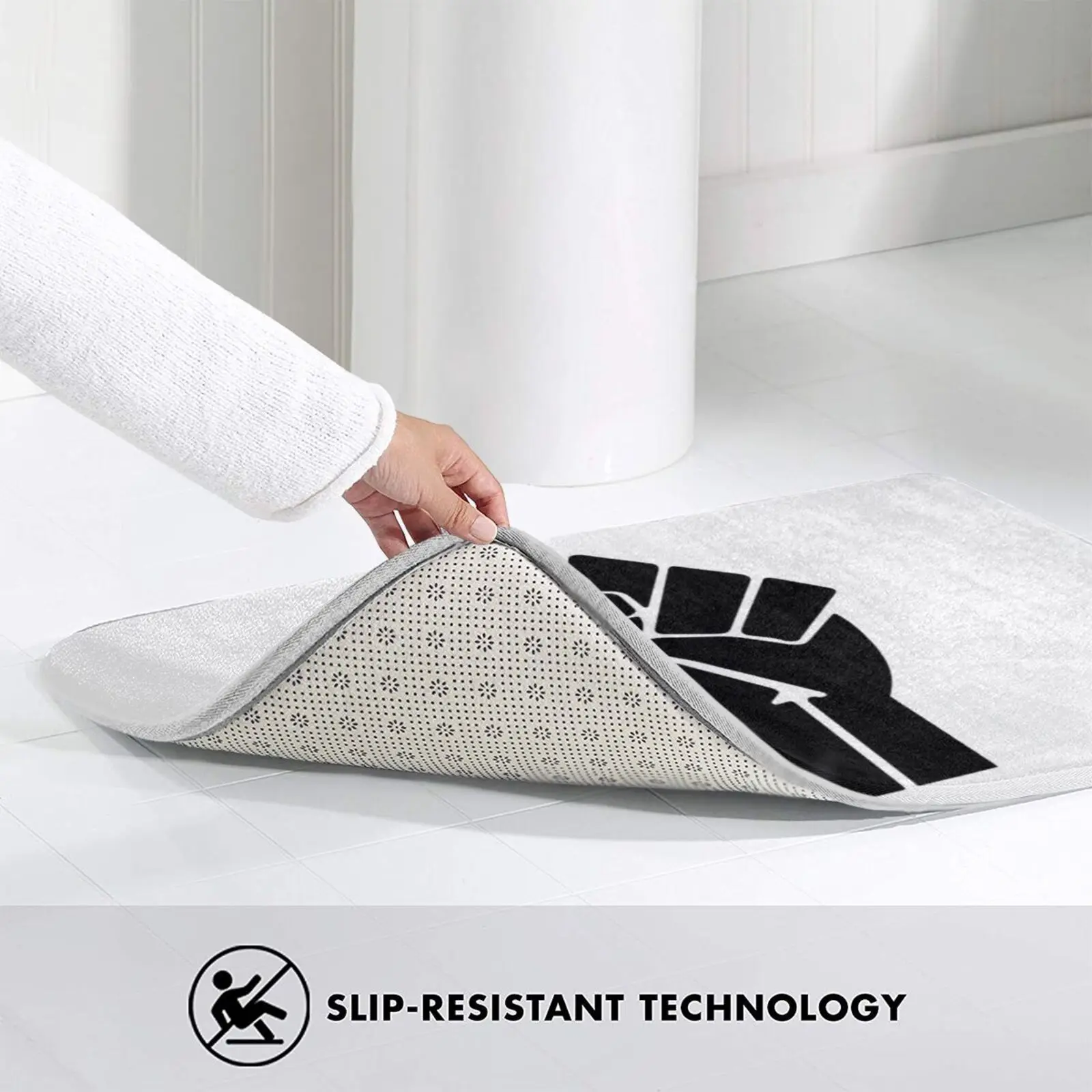 

Raised Fist Black Power Symbol Carpet Mat Rug Cushion Soft Black Power Black Clenched Fist Fist Fists Power