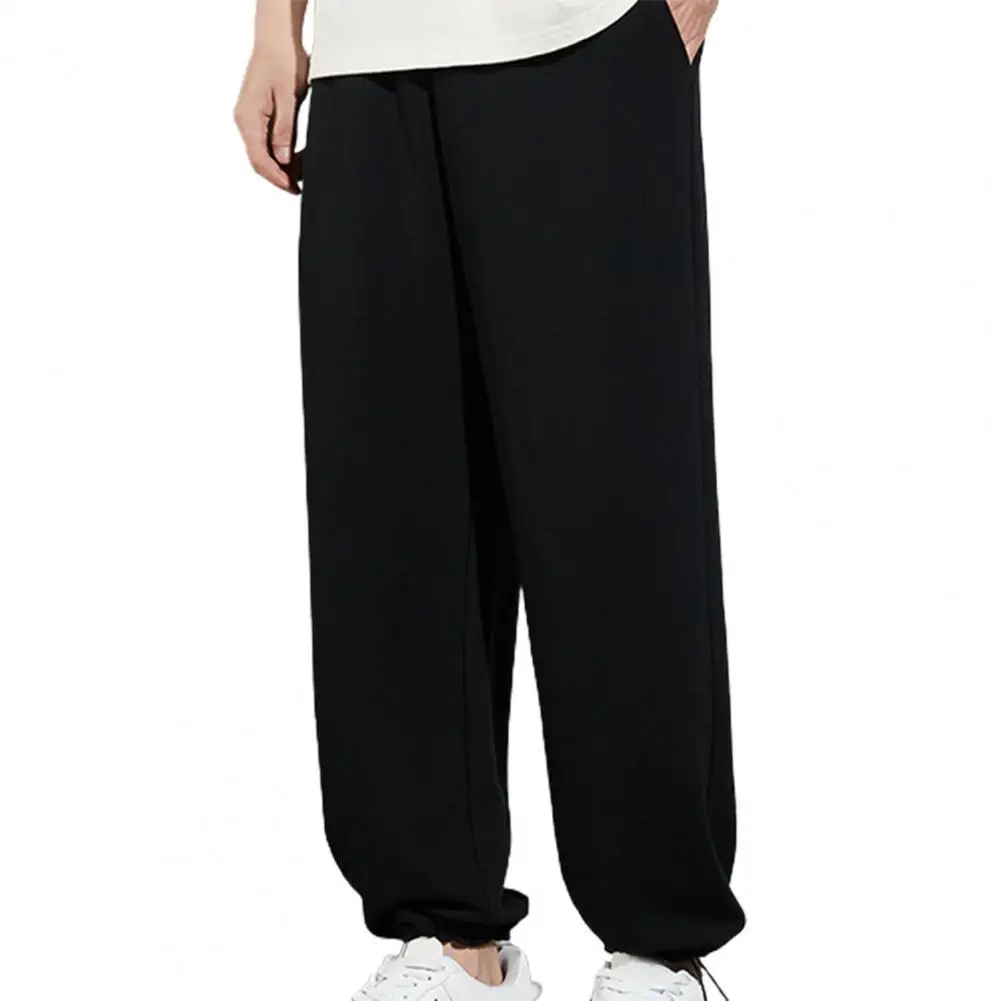 Мужские брюки длинные штаны повседневные эластичные года узкие мешковатые для