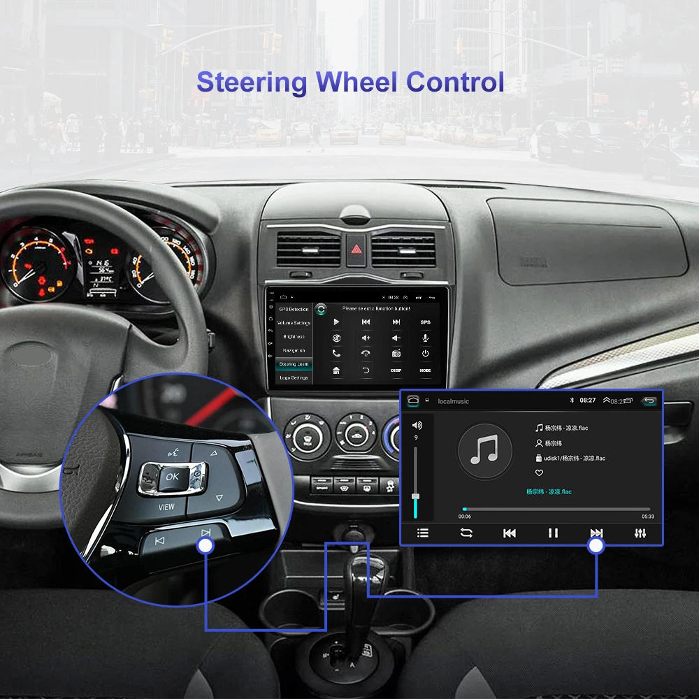 car multimedia player for lada granta 2018 2019 2din android 8 1 car radio stereo navigation autoradio gps tape recorder wifi free global shipping