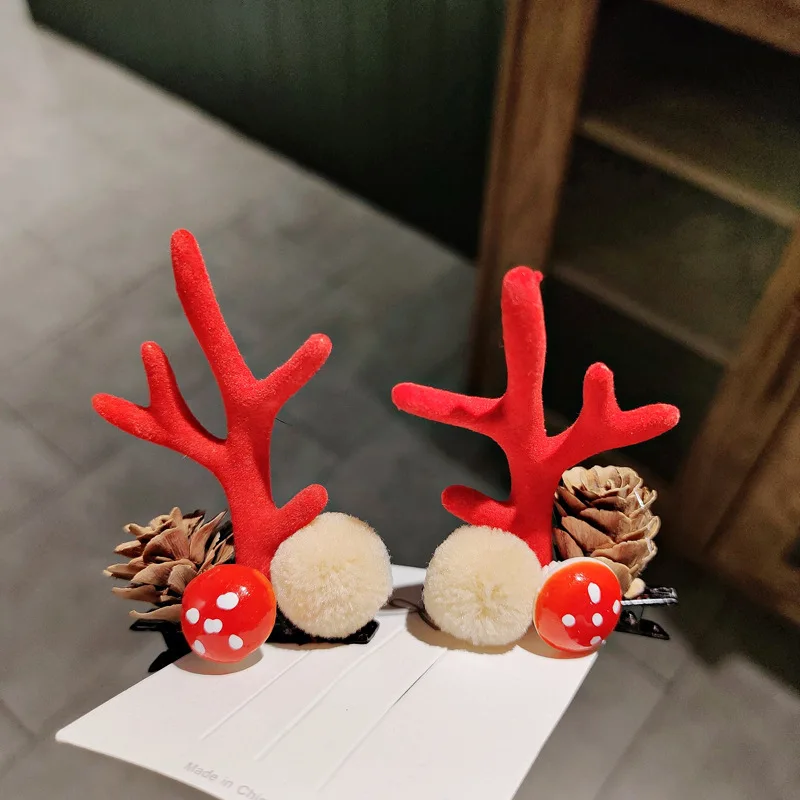 Ins с рождественским оленем повязка на голову изображением Mickey милые детские