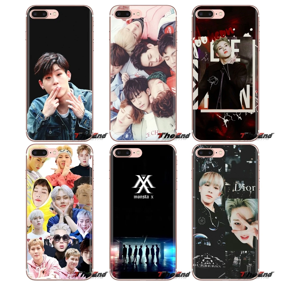 Для Xiao mi 4 5 5s 6 A1 A2 5X6X8 9 Lite SE Pro Max Mix 2 3 2S прозрачный мягкий чехол Monsta X KPOP Boy Group |