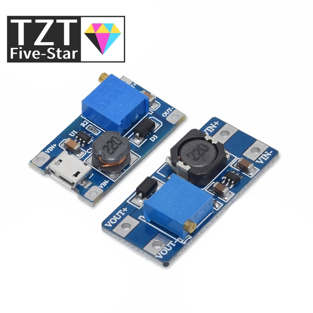 TZT MT3608 DC-DC Step Up усилитель конвертера модуль питания повышающая плата максимальная