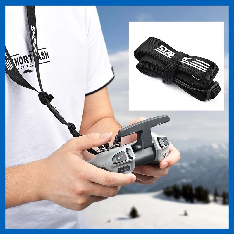 

STARTRC Lanyard Hook Holder Strap For DJI FPV Drone Remote Controller Safety Strap Belt Sling Black Mount Accessories