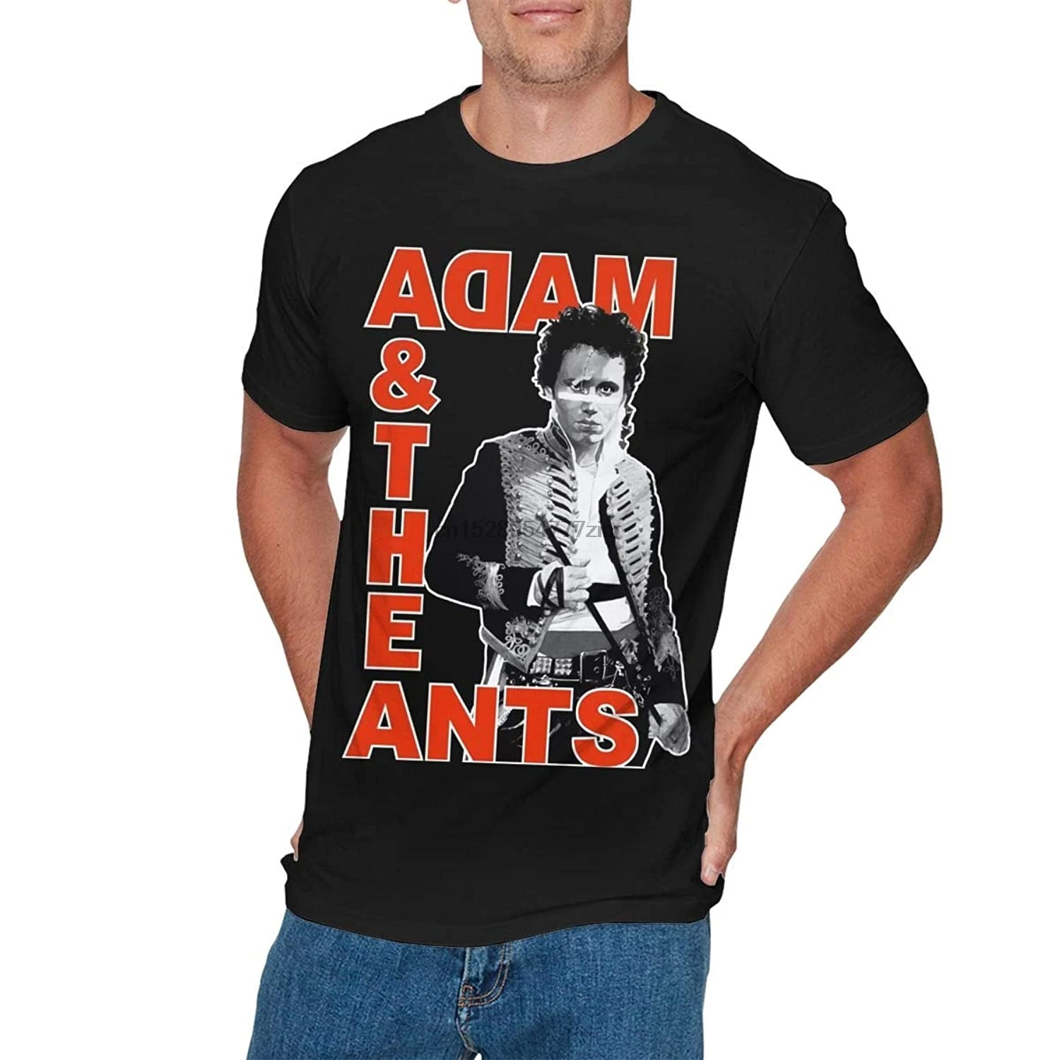 TYLER ADAMSgutyt мужские модные черные футболки Adam The Ants|Мужские футболки| |
