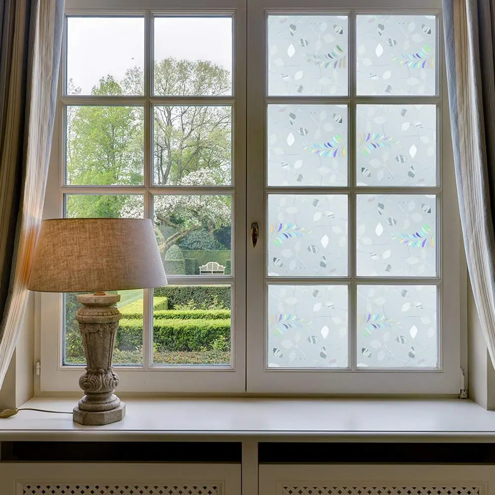 Матовая УФ-статическая занавеска для витража декоративная светоизоляционная