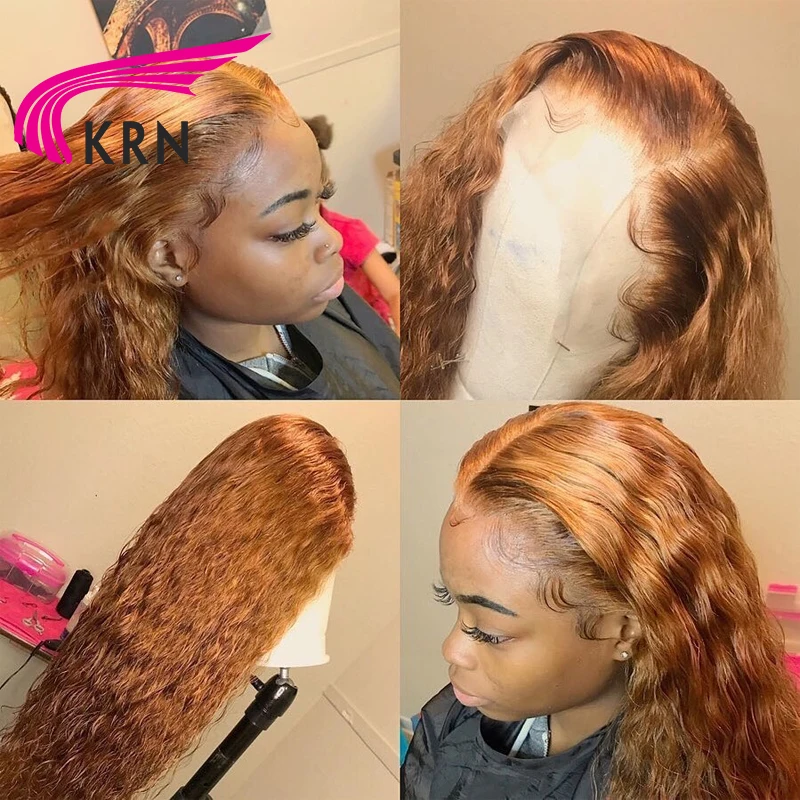 КРН вьющиеся светильник Цвет Синтетические волосы на кружеве парики из