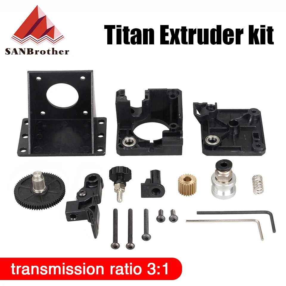 Запчасти для 3D принтера Titan экструдер E3D V6 Hotend J head Bowden монтажный кронштейн 1 75 мм