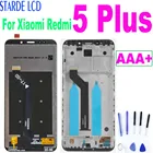 AAA + Лучший ЖК-дисплей для Xiaomi Redmi 5 Plus ЖК-дисплей 10 точек касания емкостный сенсорный экран дигитайзер в сборе + рамка Redmi5 плюс MEG7 стекло