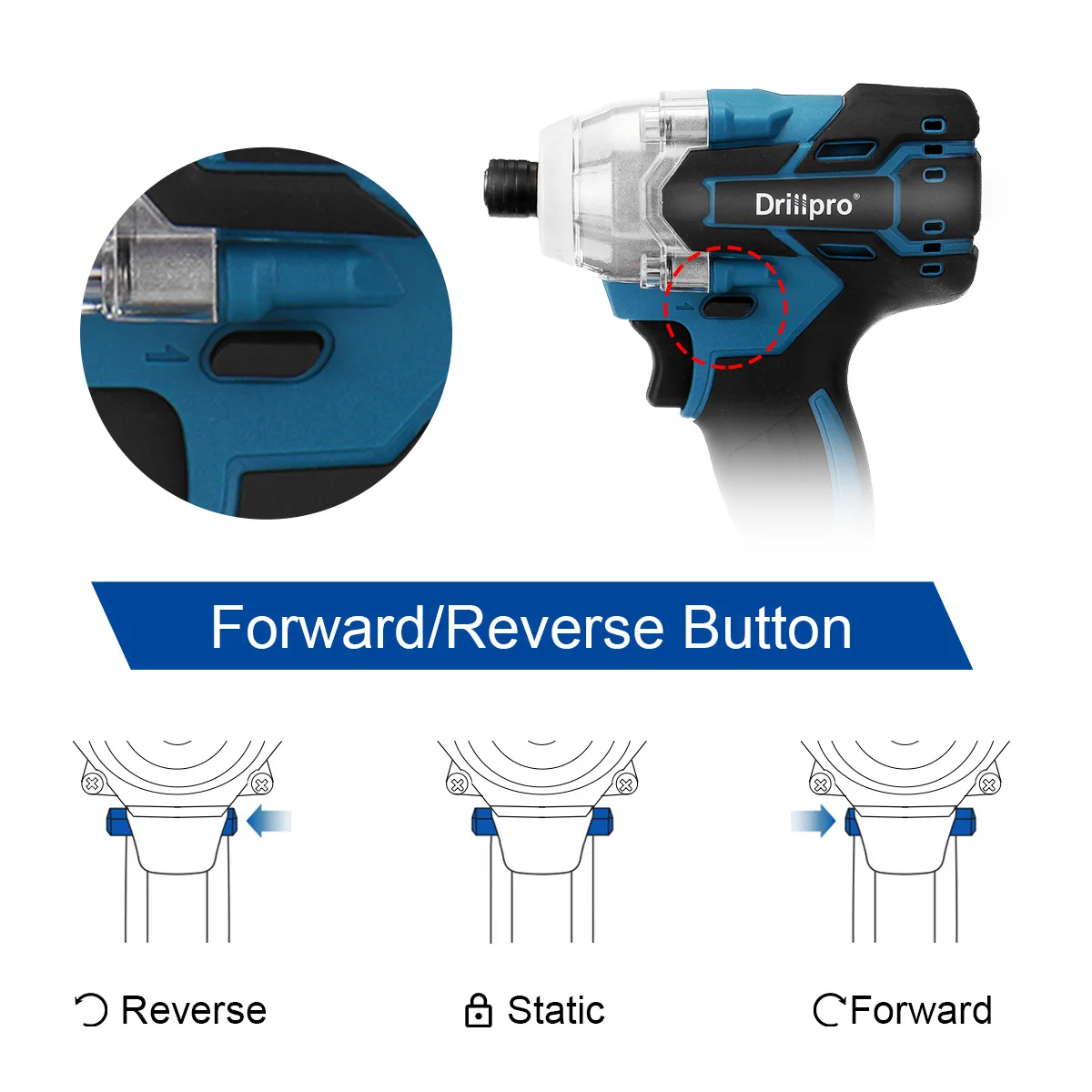 Drillpro 388VF Brushless Electric Screwdriver 1/4 inch Power Tools Cordless Drill Driver + LED Light For Makita 18V Battery | Инструменты