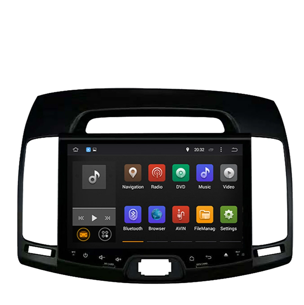 Автомагнитола для Hyundai Elantra 10 0-2007 Android 2011 4 Гб + 64 ГБ GPS-навигация стерео