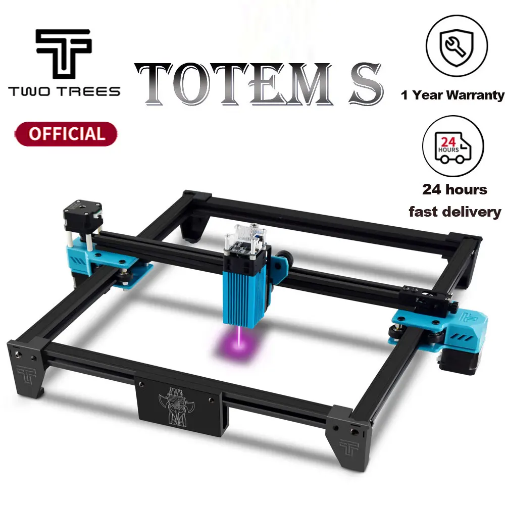 

Twotrees TT-5.5S 40W Laser Engraving Machine LD+FAC Fast High Precision Cut Engraver Metal Wood Stainless Steel Cutter Printer
