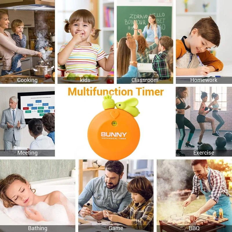 Кухонный таймер для приготовления пищи Мультяшные магнитные часы 60 минут