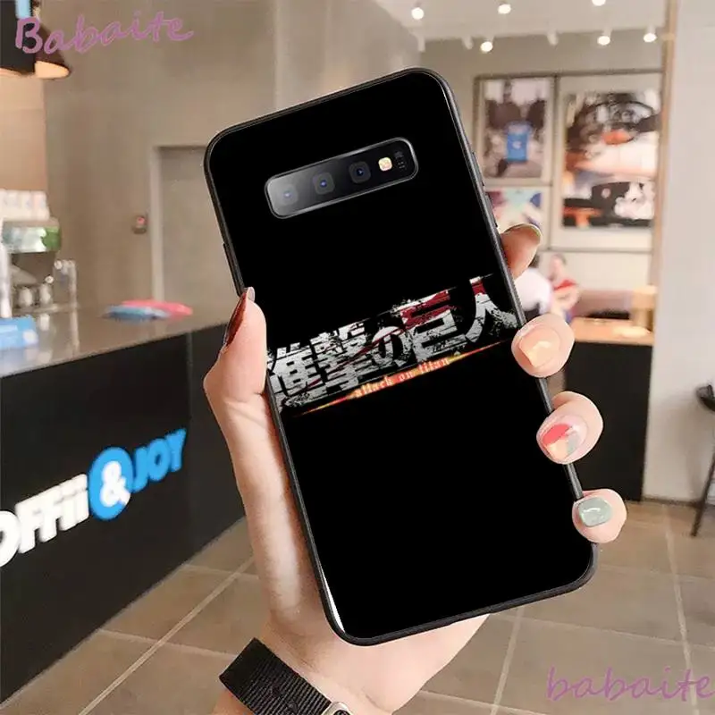 

Babaite Attack On Titan Painted Phone Case for Samsung GALAXY S6 Edge S7 S7 plus s20 s10 s20 ultra s10plus Edge S8 S9