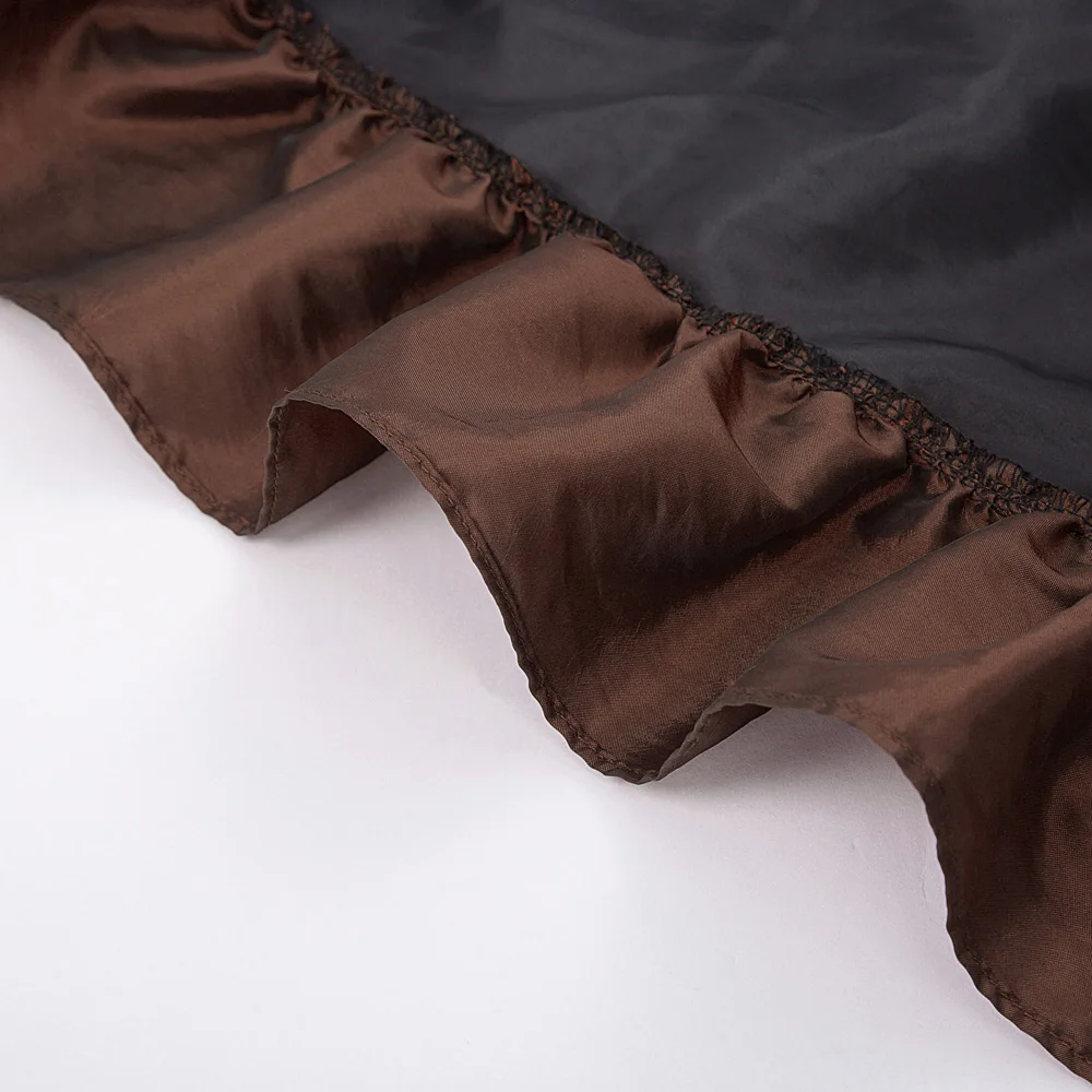 

Women High Waist Retro Vintage Steampunk Gothic Skirts Party Ruffle High-Low Punk Medieval Skirt Long Cake Womens Clothes 6XL
