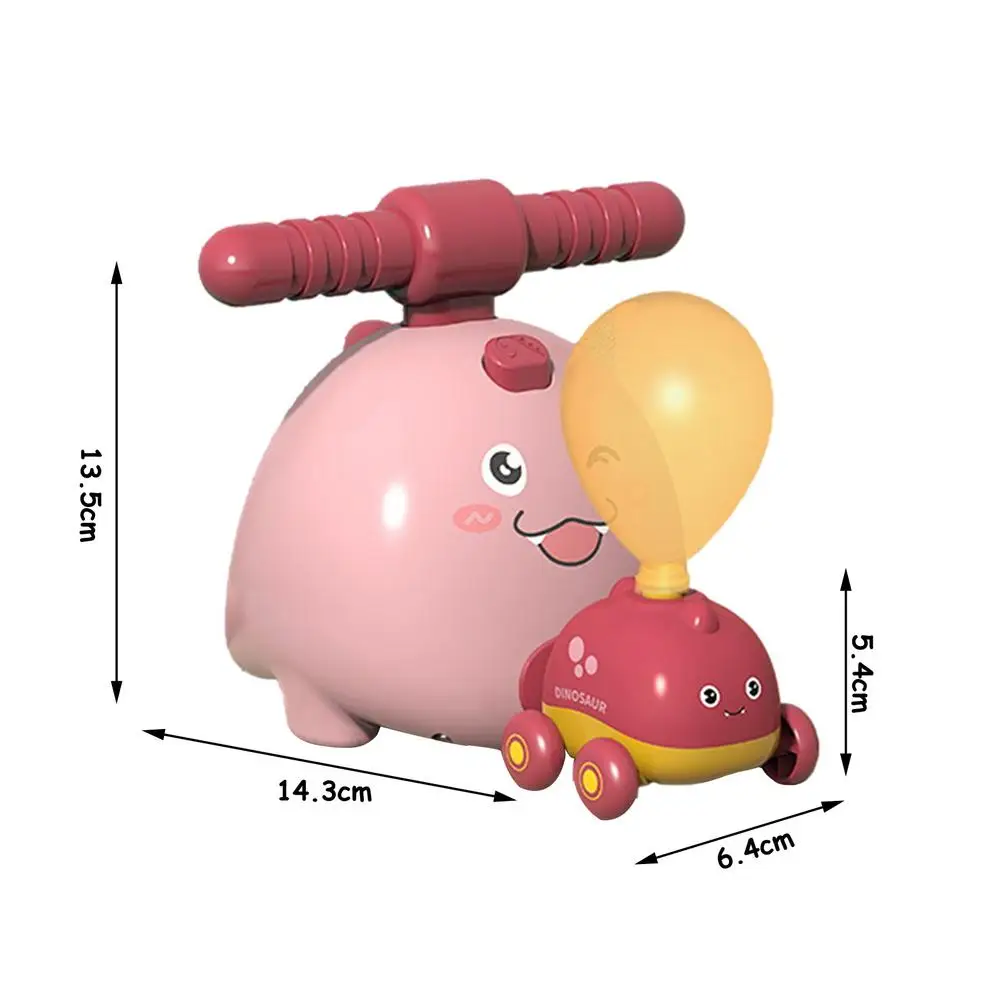 

Power Balloon Launch Car Toy Puzzle Fun Education Inertia Air Power Balloon Car Science Experimen Toy For Children Gift Dropship