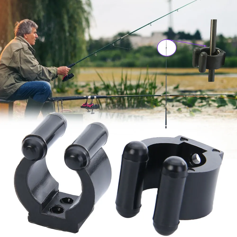 Купи 20Pc Fishing Rod Holder Stand Pole Storage Rack Tip Clamps Holder Clips Plastic Club Clip Pool Cues Exhibition Clip Fishing Tool за 77 рублей в магазине AliExpress