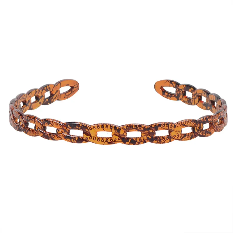 Обруч для волос U образный с вырезами повязка на голову в форме буквы пластиковая