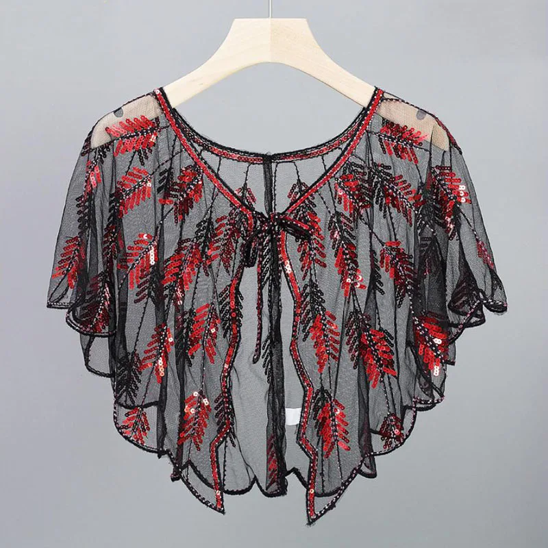 BLINGSTORY летние ногтей шарик с блёстками и кружевом кардиган Для женщин 1920s