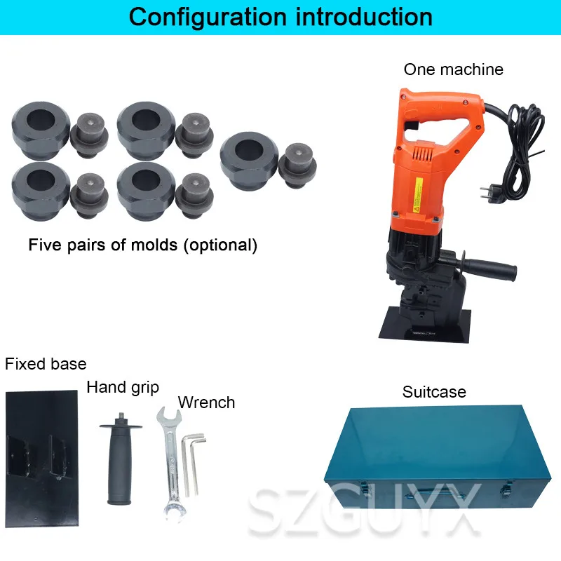 Электрическая угловая стальная штамповочная машина плоский железо медь