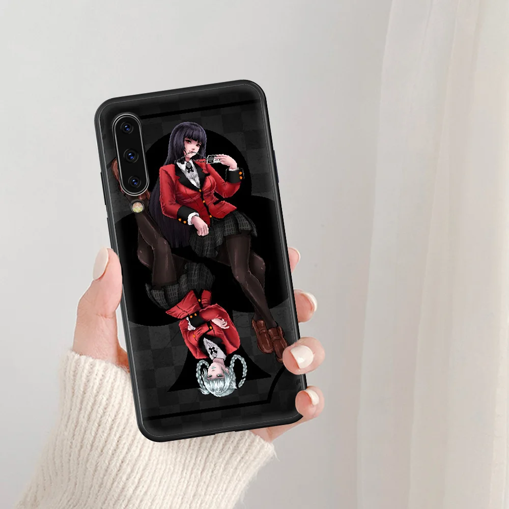 

Japanese Anime Jabami Yumeko Phone Case For Samsung Galaxy A 5 7 8 10 20 20E 21S 30 30S 40 50 51 70 71 black Coque Fashion