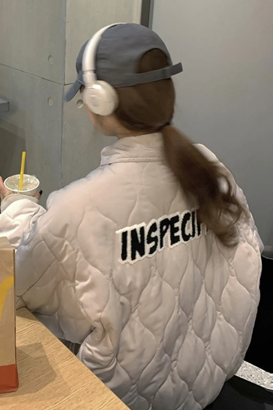 

Oversize Cotton Jacket Autumn and Winter Loose Thick down Coat 2020 New Women's Korean Style Lazy Style Jacket Coat