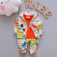 ienens baby boys clothing sets kids tracksuit clothes 3pc autumn casual outfits toddler suits coat t shirt pants