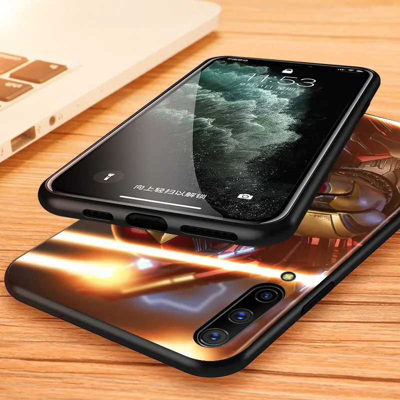 

Marvel Iron Man for Samsung A2 A10 A20 A30 A40 A50 A60 A70 A80 A90 Core E S TPU Black Phone Case