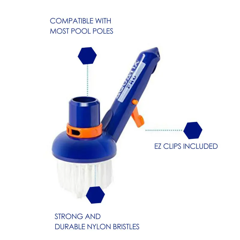 

New Small Suction Head Brush For Swimming Pool Brushes Suction Vacuum Machine Cleaning Accessories Pool Vacuum Brush