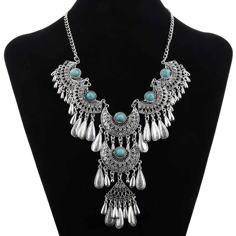 Lovbeafas модные браслеты Collier Femme Bijoux богемское короткое ожерелье массивное ожерелье воротник винтажное длинное ожерелье хорошее ювелирное изделие