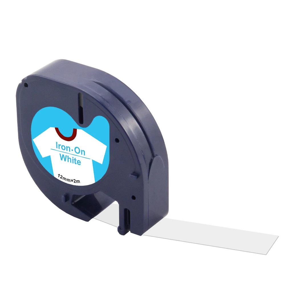 

Fabric Iron On 18773 Label For Dymo 18773 Fabric Iron On Label Tape 18772 For Dymo LetraTag LT-100H LT-100T QX50 Label Maker