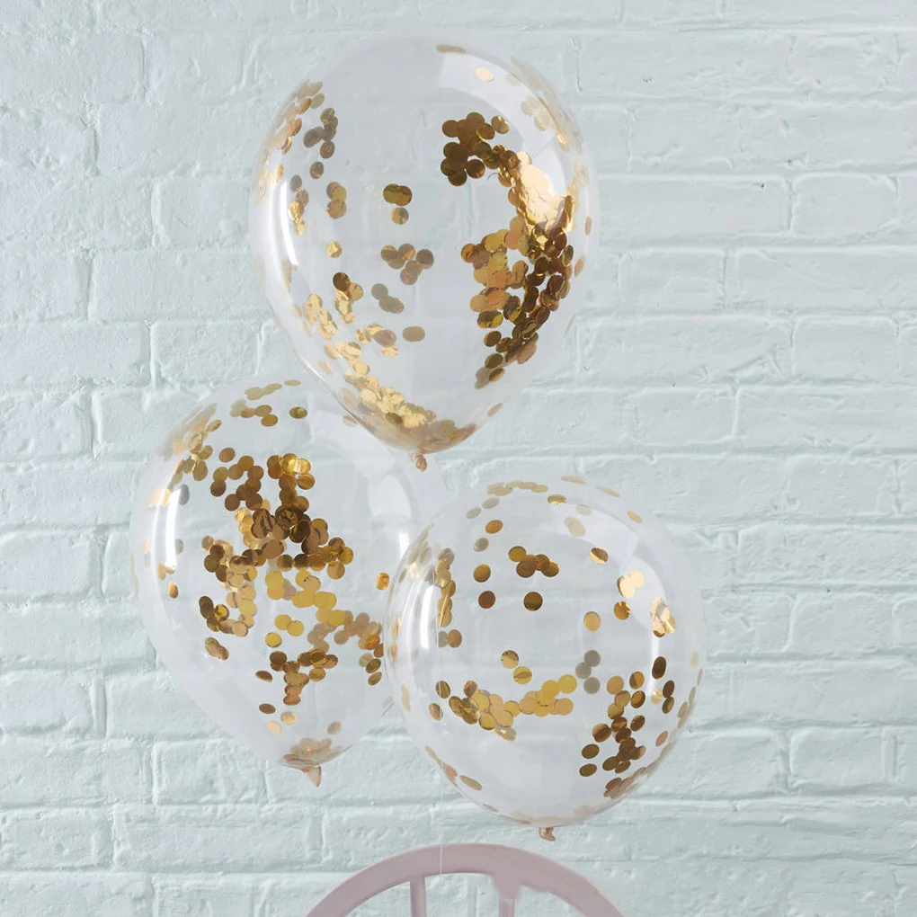 

10 шт. 12-дюймовые воздушные шары, розовое золото, блестящие конфетти, прозрачные латексные украшения для свадьбы, дня рождения, вечеринки, нов...