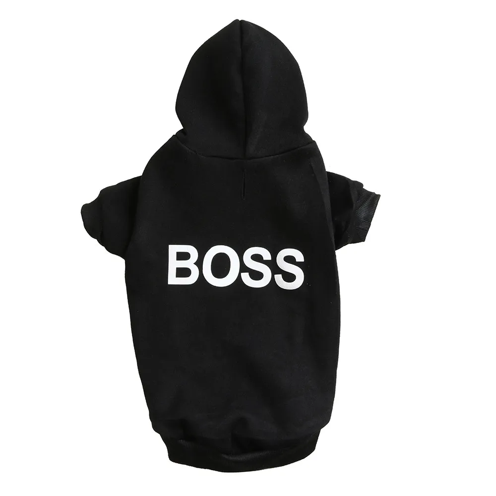 Одежда для собак с капюшоном теплые толстовки пальто для щенков Abbigliamento per cani Gatti Abbigliamento per animali domestici Fashion