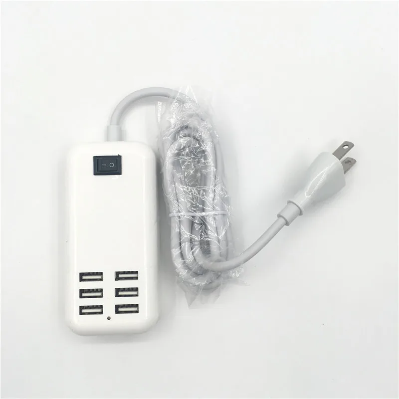 6 портов USB зарядное устройство для смартфона с несколькими стенками ЕС США
