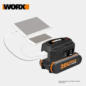 new arrival worx 20v usb charger bank connector of 20v battery wa4009 fit all the worx 20v battery as the pic show free global shipping