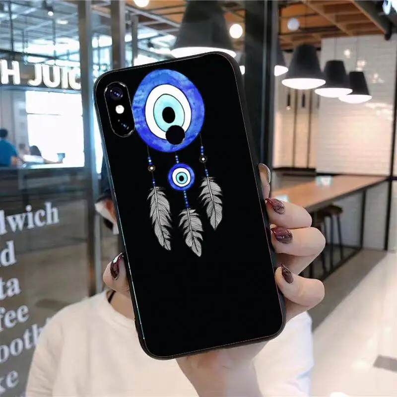 

Fashion Evil eye Phone Case For Xiaomi Redmi 7 8 9t 9se k20 mi8 max3 lite 9 note 9s 10 pro