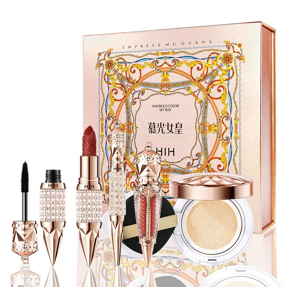 HIH 5 шт. императрица наборы для макияжа BB крем консилер Водостойкий карандаш глаз